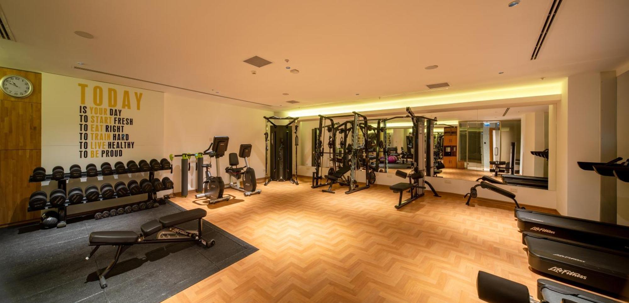 Concorde Tower Hotel & Casino 니코시아 외부 사진 The gym at the hotel
