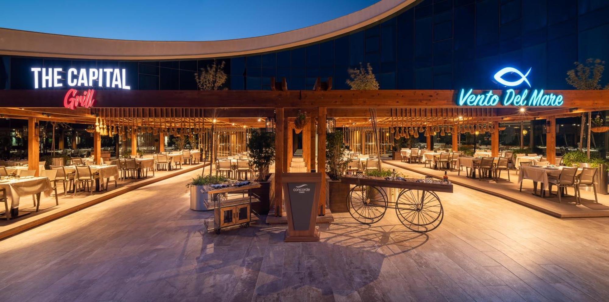 Concorde Tower Hotel & Casino 니코시아 외부 사진 Vento restaurant